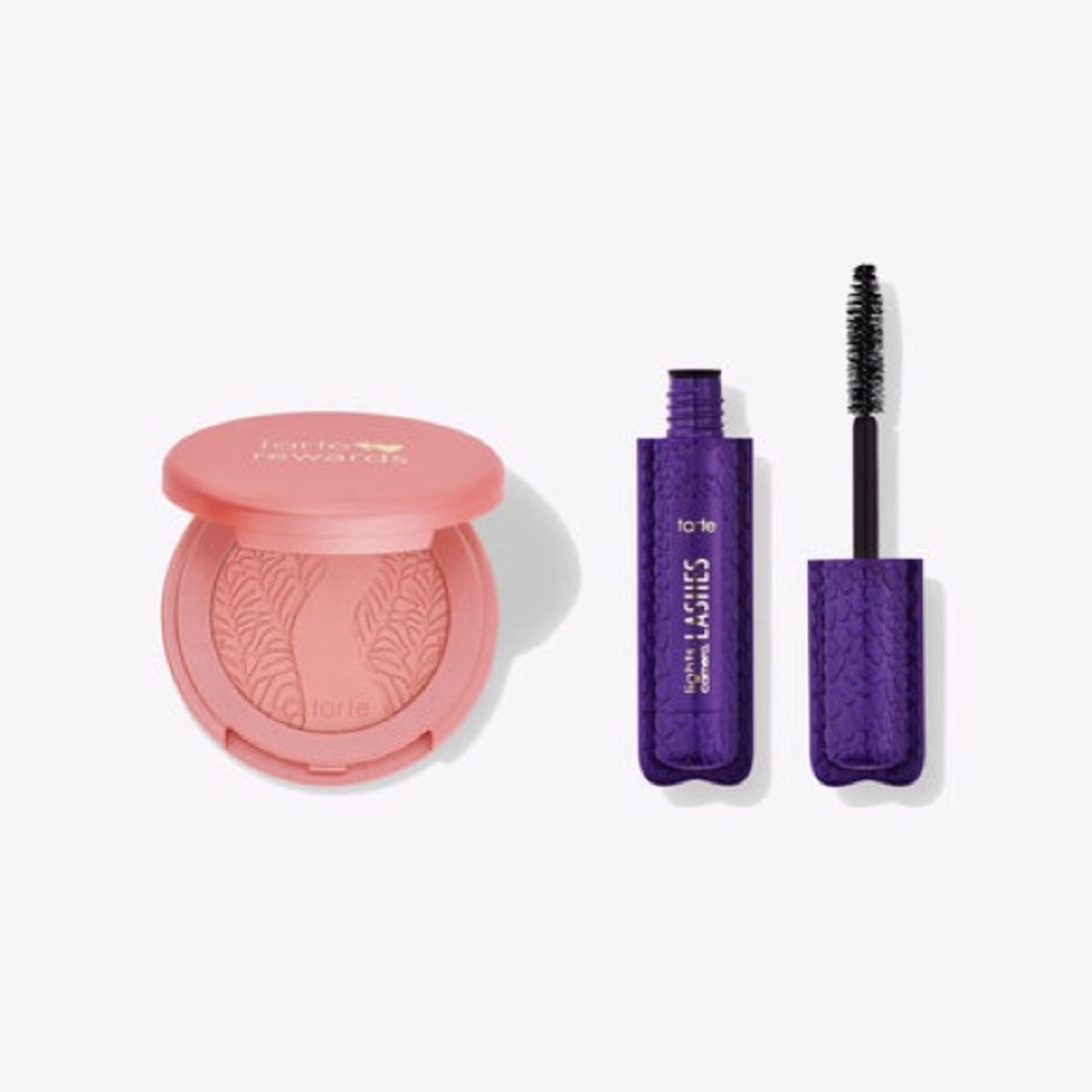 Tarte mini mascara and blush new in Box